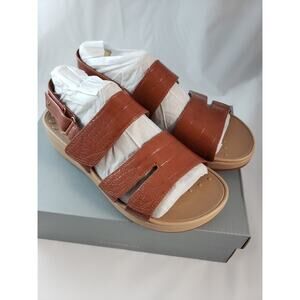 Vionic Orthopedic Brown Womens Sandals Size 10W New in Box